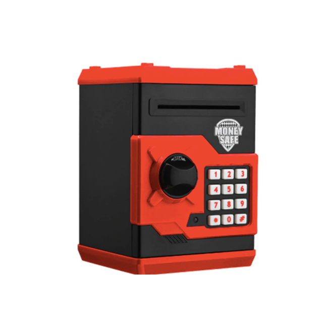 Black Red Portable Money Box On Sale