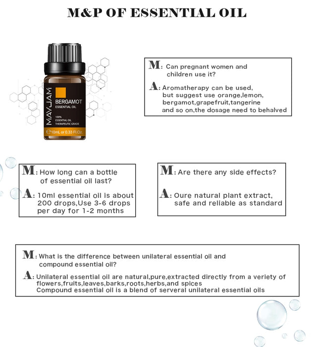 30ml Pure Natural Essential Oils On Sale