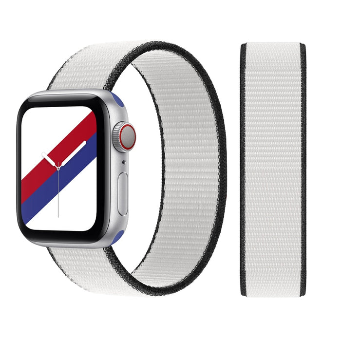 NIKE And World Flags Nylon Watch Straps Collection For Apple Watch 38mm, 40mm, 42mm, 44 mm