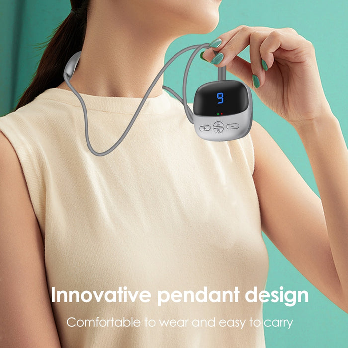 TENS + EMS Double Pulse Hot Compress Smart Neck Massager On Sale