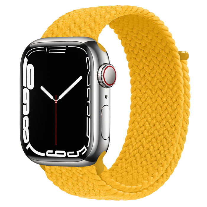 Maize Yellow Braided Solo Loop Apple Watch Bracelet On Sale