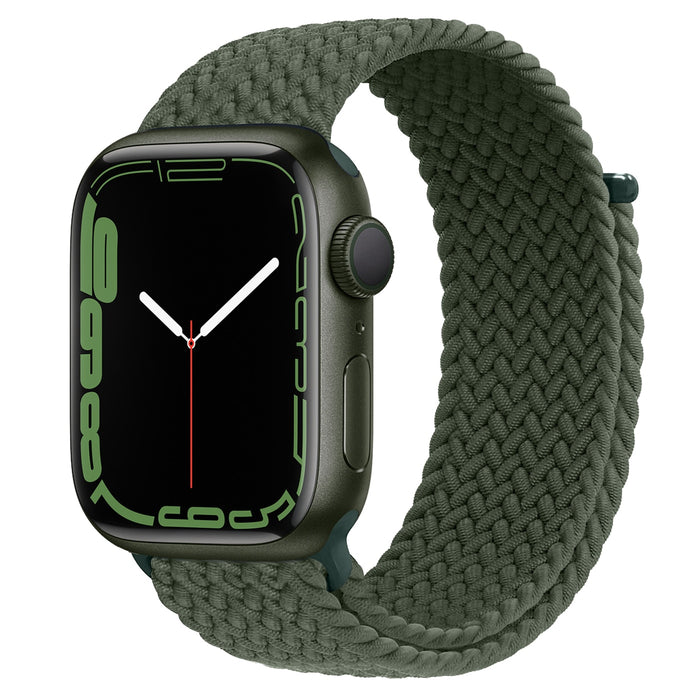 Inverness Green Braided Solo Loop Apple Watch Bracelet On Sale