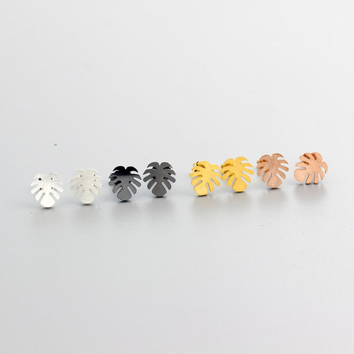 Monstera Leaf Earrings - cloverbliss.com