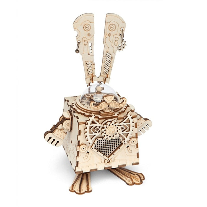 Steampunk Rabbit Music Box Puzzle On Sale