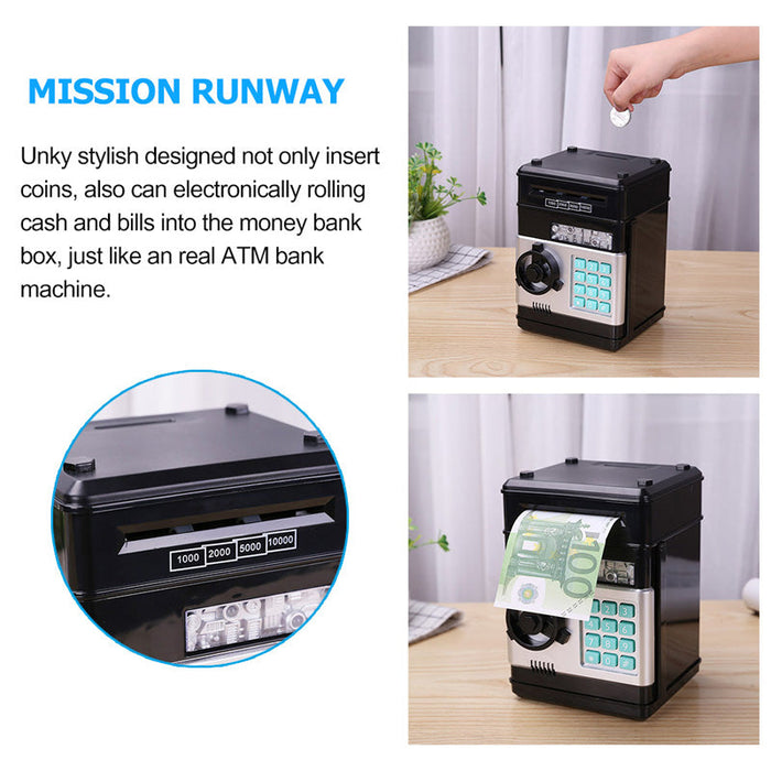 Portable Piggy Bank Mini Money Safe Box On Sale