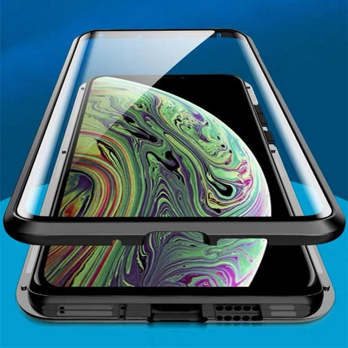 Magnetic Privacy Anti-peeping Tempered Glasses iPhone Case On Sale