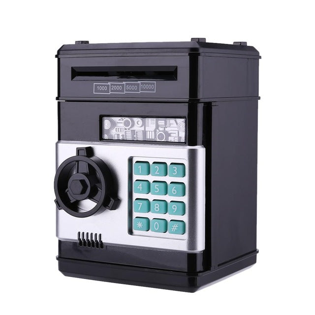 Black Portable Money Box On Sale