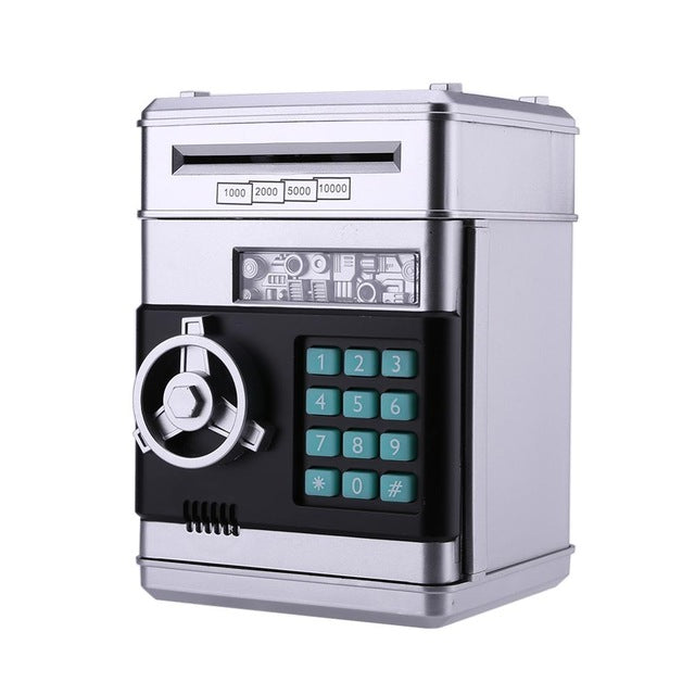 Silver Portable Money Box On Sale