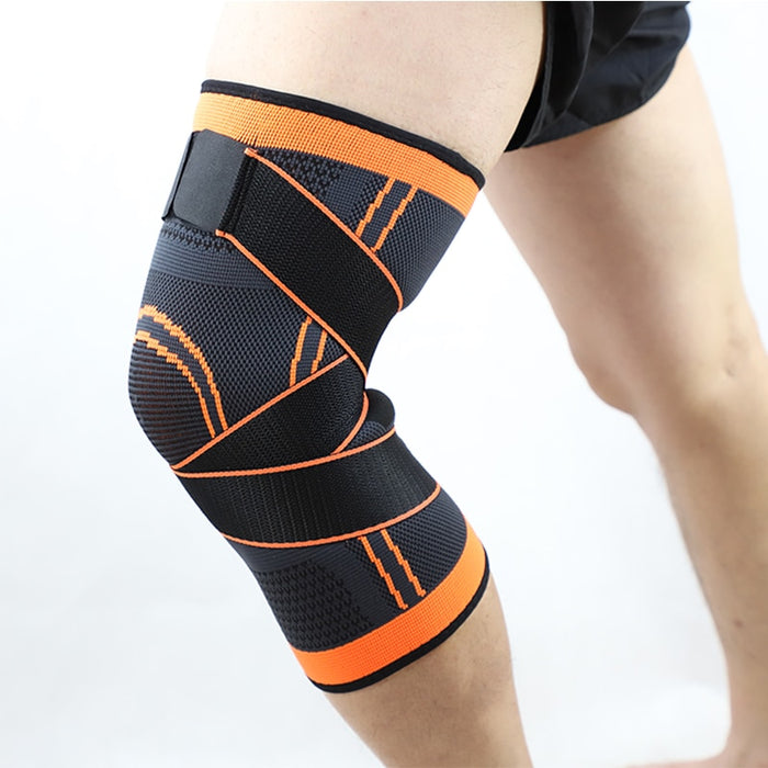 Orange 360 Protection Support Sport Knee Pad On Sale
