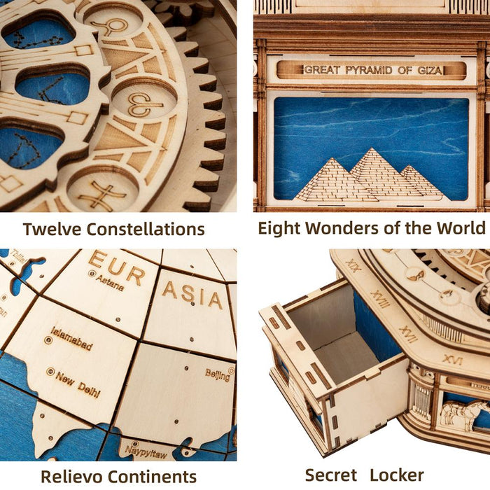Curious Discovery Globe Wooden Puzzle