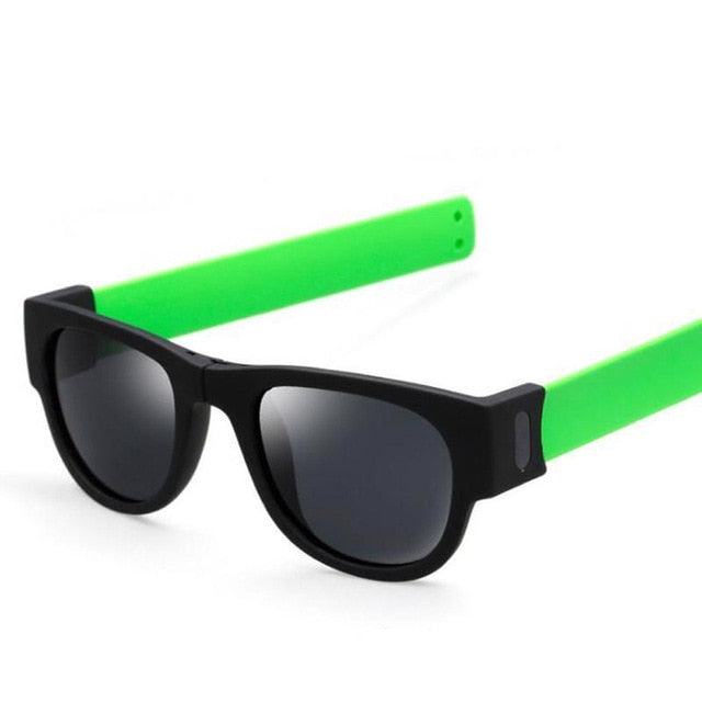 Green Polarized Shapeable Wristband Sunglasses On Sale