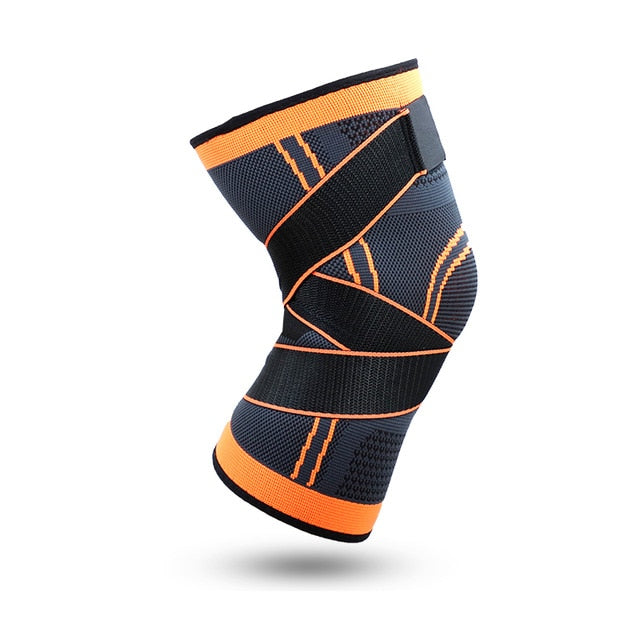 Orange 360 Protection Support Sport Knee Pad On Sale