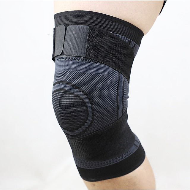 Gray 360 Protection Support Sport Knee Pad On Sale