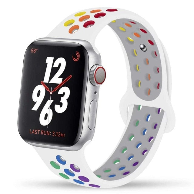 NIKE Style Pride Collection Apple Watch Band Series 9, 8, 7, 6, SE, 5, 4, 3