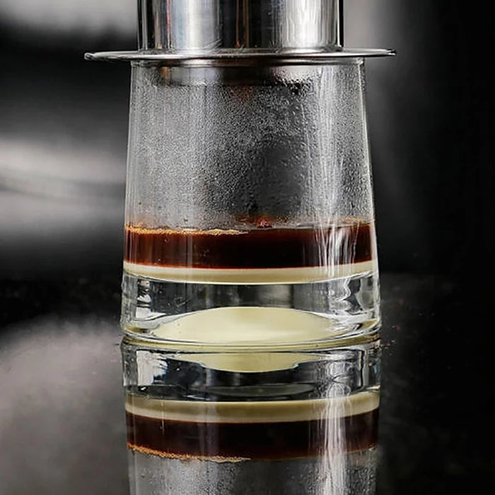 Stainless Steel Vietnam Style Drip Coffee Filter Maker Pot