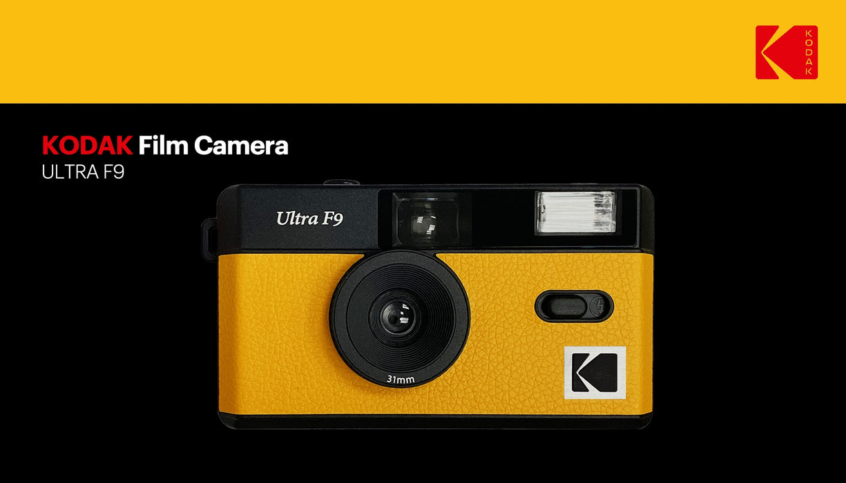KODAK Vintage Retro Ultra F9 35mm Reusable Film Camera Bundle