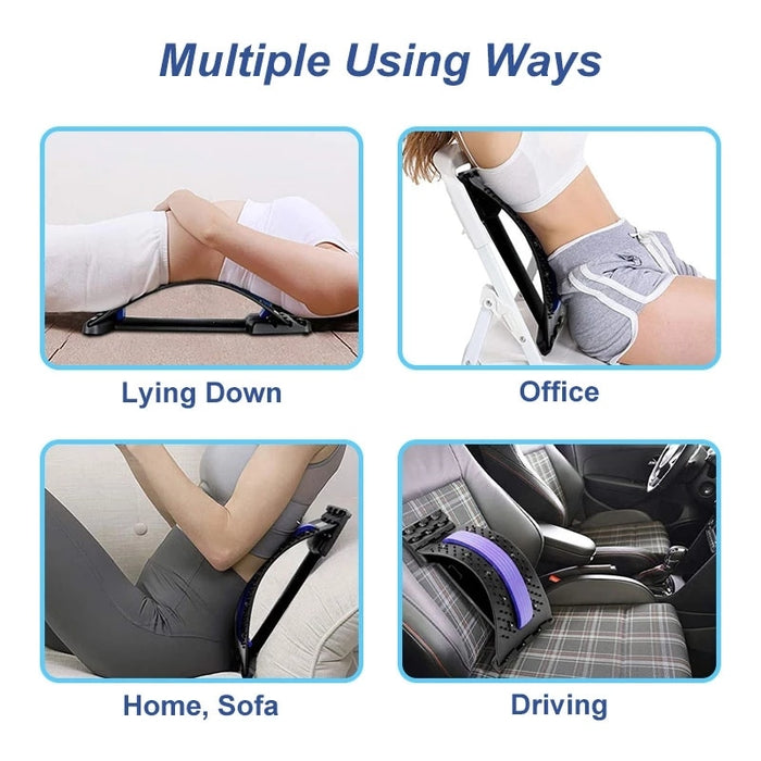 Magnetotherapy Multi-Level Adjustable Lumbar Back Stretcher On Sale