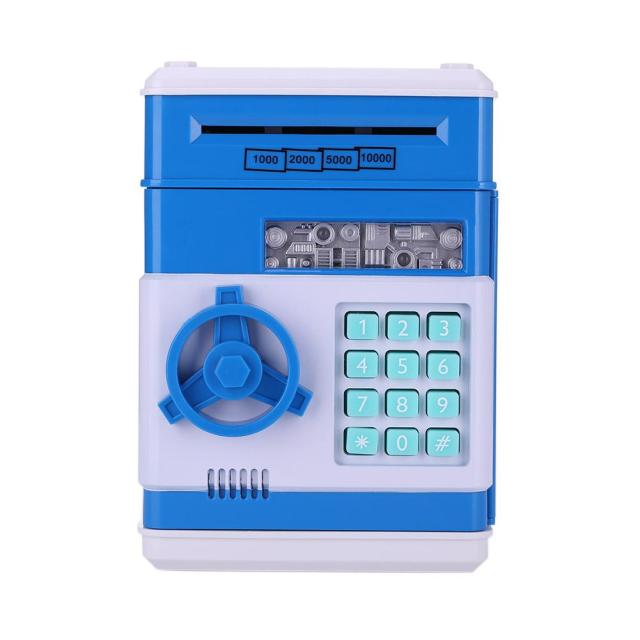 Blue Portable Money Box On Sale