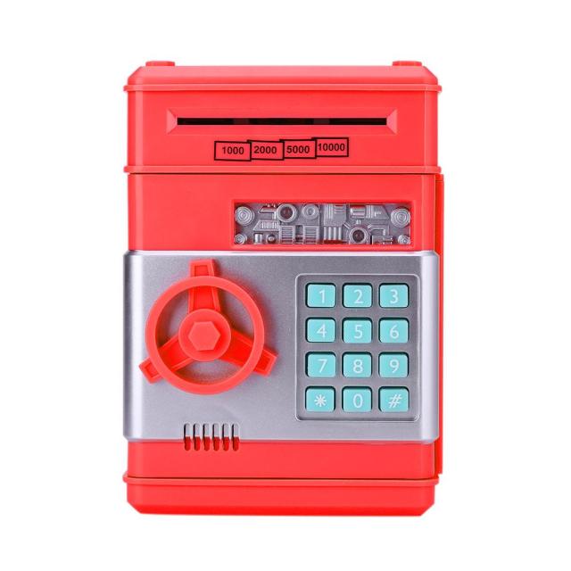 Red Portable Money Box On Sale