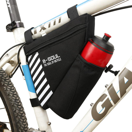 Waterproof Bicycle Triangle Frame Storage Bag With Water Bottle Holder On Sale