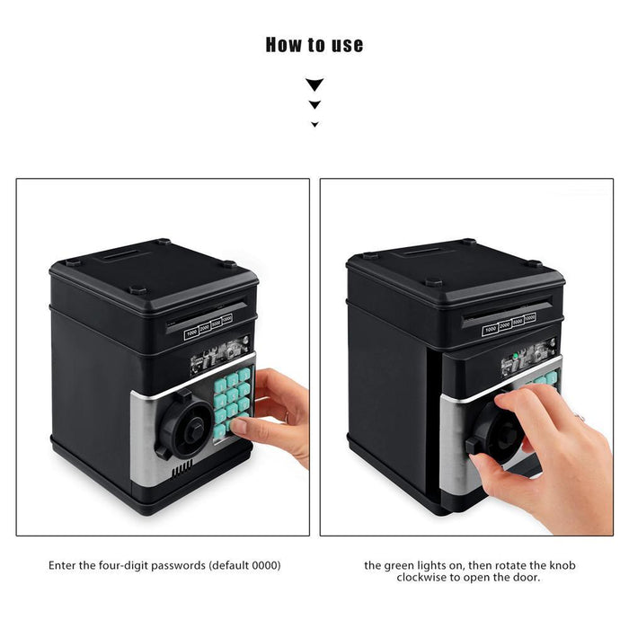 Portable Piggy Bank Mini Money Safe Box On Sale
