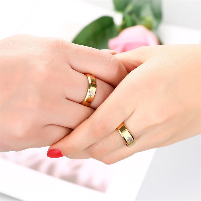 Her King & His Queen Couples' Rings - cloverbliss.com