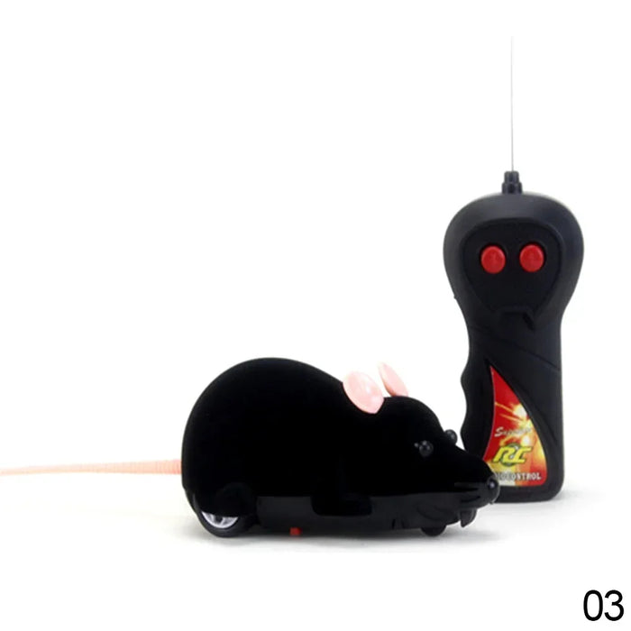 Wireless Remote Control Robot Mouse Toy for Cats, Dogs, And Kids On Sale