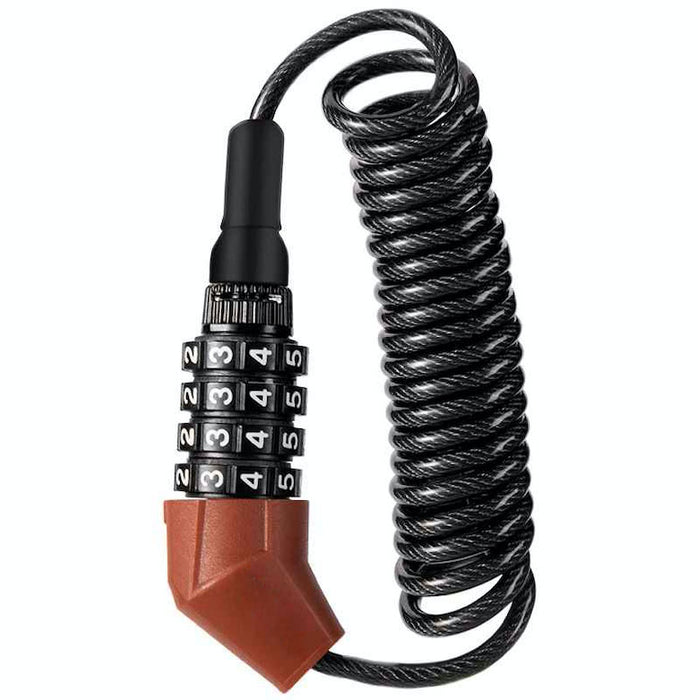 Anti-theft Steel Wire Mini Password Bike Helmet Lock On Sale