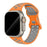Orange Gray Athletic Sport Silicone Watch Band for Apple Watch On Sale