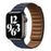 Midnight Dark Blue Leather Link Magnetic Loop Apple Watch Band On Sale