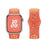 Orange Pink Athletic Sport Silicone Watch Band for Apple Watch On Sale