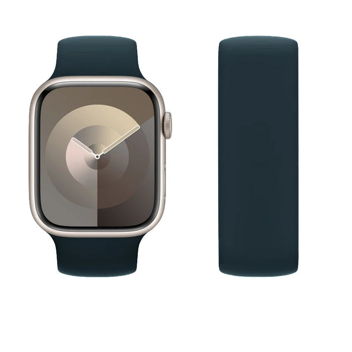 Mallard Green Solo Loop Silicone Watch Band For Apple Watch On Sale