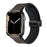 Gray Genuine Leather Magnetic Buckle Watch Band For Apple Watch Series On Sale