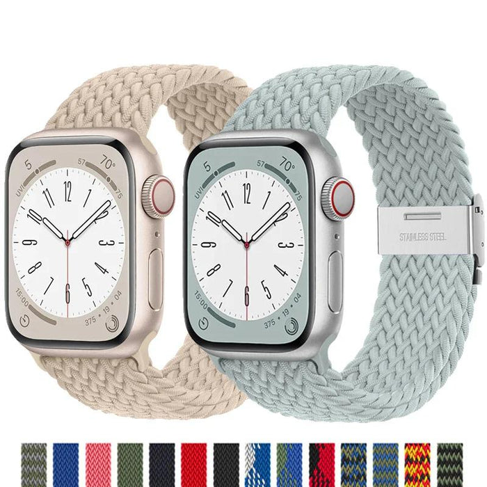 Stretchable Braided Loop Apple Watch Bracelets For iWatch Series On Sale
