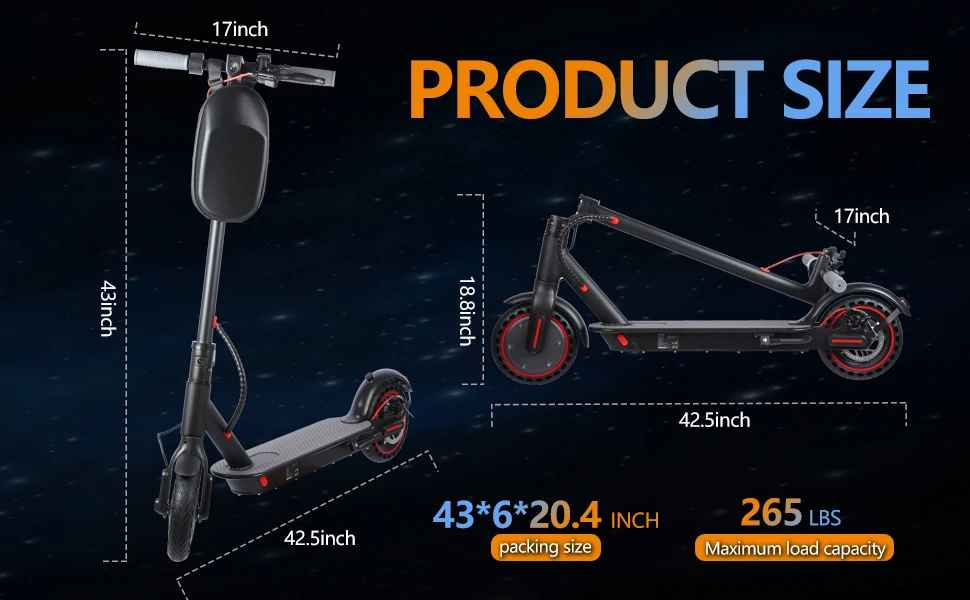 Lightweight Foldable Long Range Electric Scooter 48V 10.5Ah 500W Motor with APP For Adults On Sale