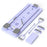 Purple 6-in-1 Foldable Multi-Purpose Pilates Exercise Board For Abdominal And Core Strength Workout Training On Sale