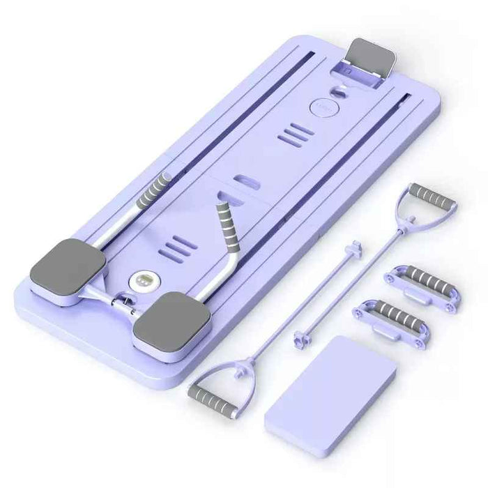 Purple 6-in-1 Foldable Multi-Purpose Pilates Exercise Board For Abdominal And Core Strength Workout Training On Sale