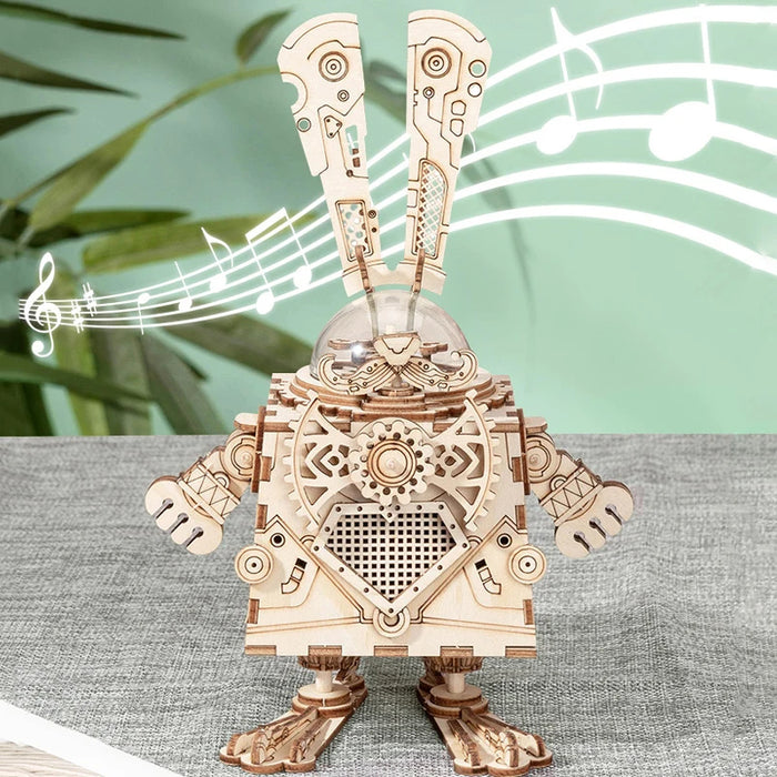 Steampunk Rabbit Music Box Puzzle On Sale