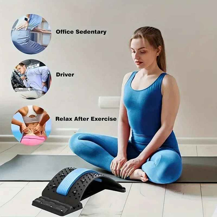 Magnetotherapy Multi-Level Adjustable Lumbar Back Stretcher On Sale