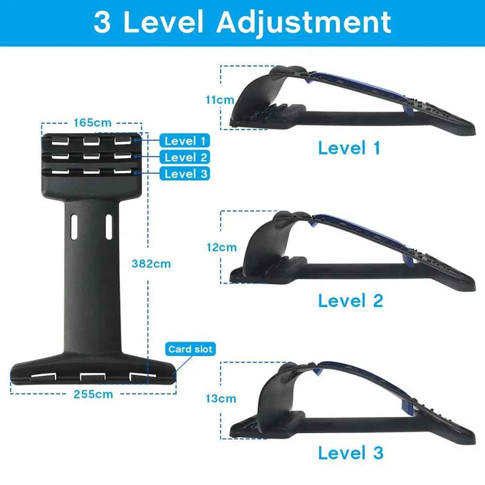 Magnetotherapy Multi-Level Adjustable Lumbar Back Stretcher On Sale