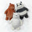 25cm We Bare Bears Plush Toys - Grizzly, Panda, Ice Bear Three Brother Bears Stuffed Dolls On Sale