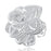 925 Sterling Silver 18k Gold Plated Three-Tiered Flower Blossom Charm Ring On Sale