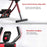 Height Adjustable Foldable Ab Exercise Machine with LCD Monitor, Dual Track Core Trainer for Home Gym On Sale