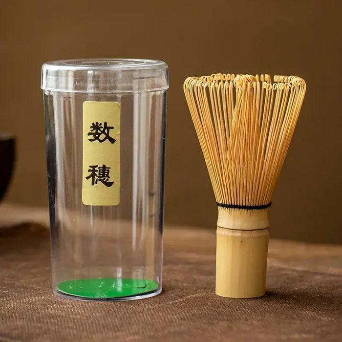Traditional Japanese Ceremony Bamboo Matcha Green Tea Powder Whisk On Sale