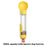4-In-1 Multifunctional 500ML Yellow Pet Water Bottle With Food Feeder, Waste Bag, And Poop Shovel On Sale