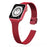 Red Slim Stainless Steel Mesh Adjustable Watch Band for Apple Watch Series 10, 9, 8, 7, SE, 6, 5, 4, 3 and Ultra On Sale