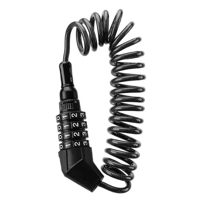 Anti-theft Steel Wire Mini Password Bike Helmet Lock On Sale