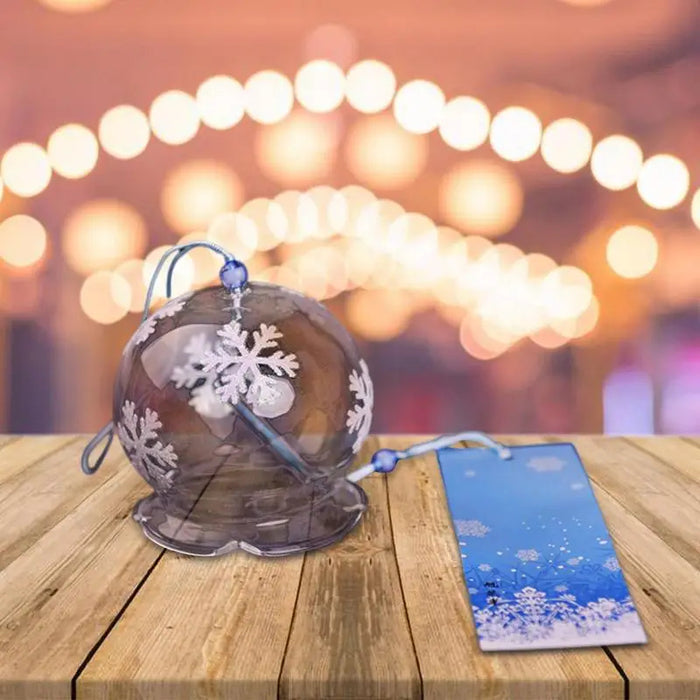 Winter Christmas Snowflakes Handmade Glass Japanese Wind Chimes On Sale