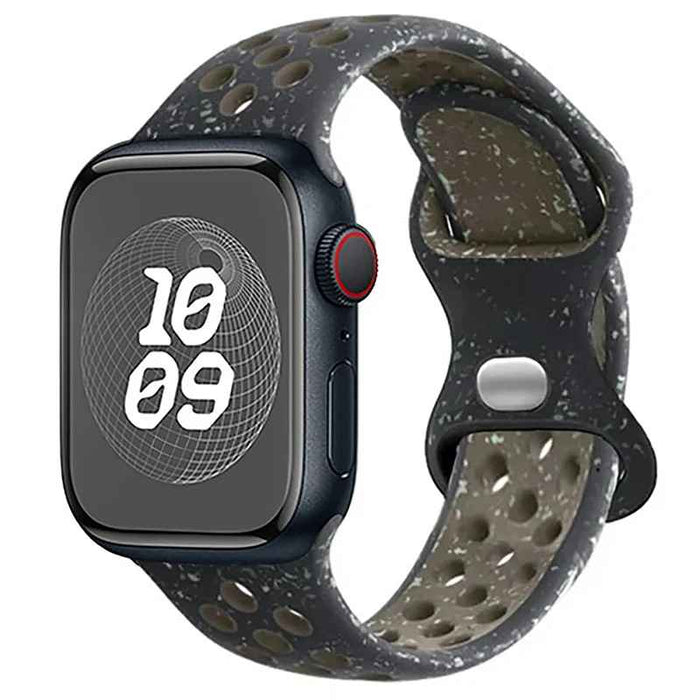 Brown Athletic Sport Silicone Watch Band for Apple Watch On Sale