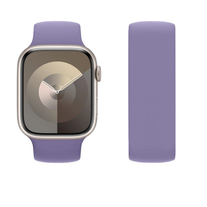 Lavender Solo Loop Silicone Watch Band For Apple Watch On Sale
